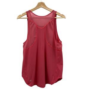 Lululemon pink mesh tank top